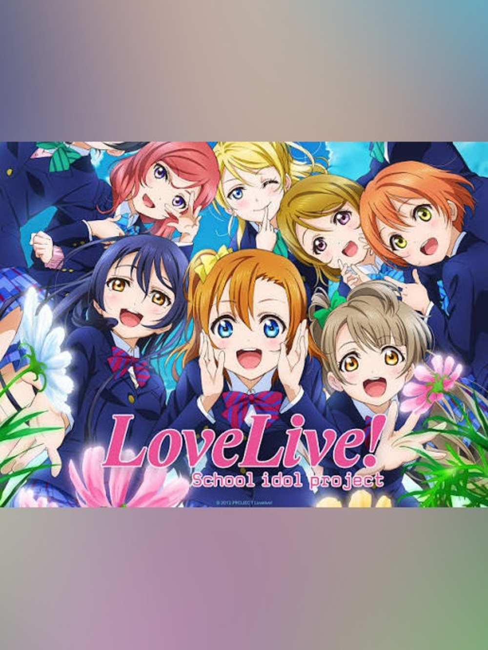 Long Live! anime like-new bifold wallet